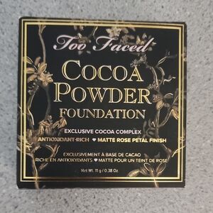 Too Faced Cocoa Powder Foundation - Black and Gold